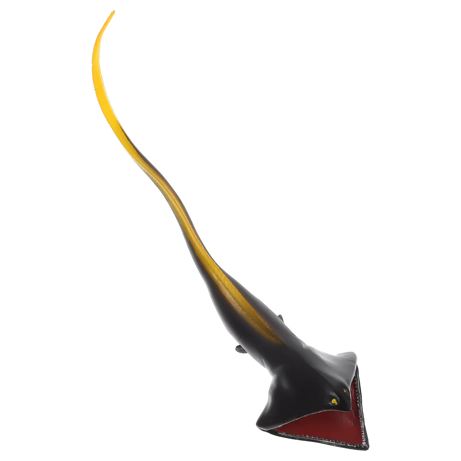 Premium PVC Realistic Wide-Throat Eel Figure for Kids Marine Animal Education Decor Desktop Bookshelf Bedroom Living Room Gift