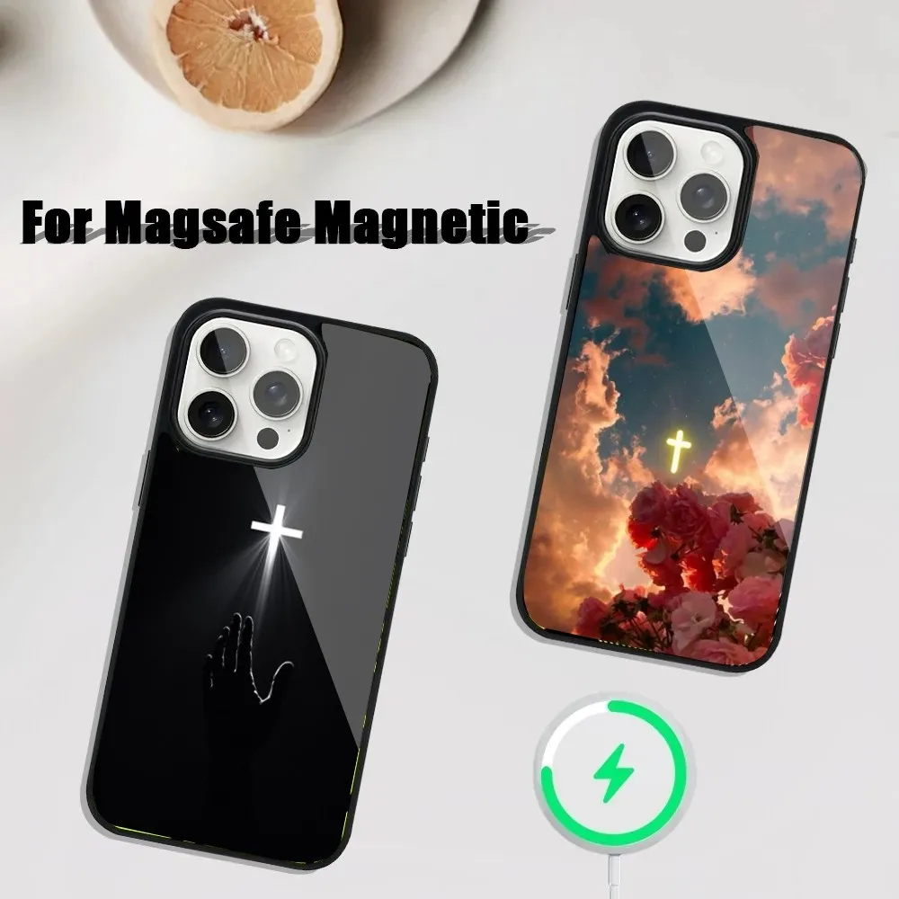 

Jesus Bible Verse Christian Phone Case For iPhone 16,15,14,13,12,11,Plus,Pro,Max Mini Magsafe Magnetic Wireless Charging