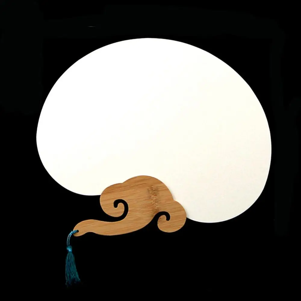 Blank Pattern Antiquity DIY Craftsmanship Art Summer Hand Painting Hand Fan Home Decoration Group Fan Desk Ornaments