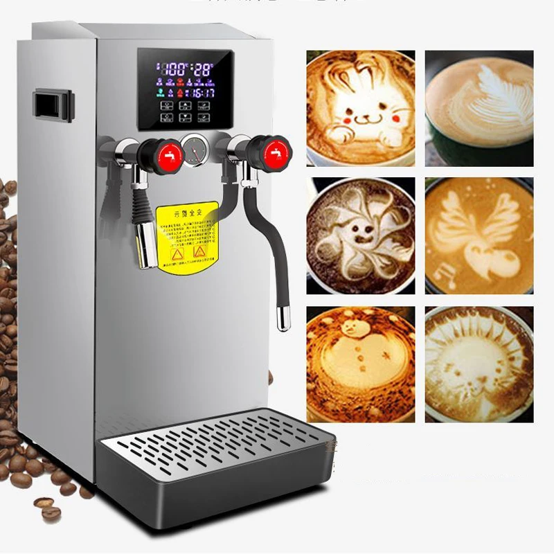 2200W Commercial Milk Frother Machine Coffee Milk Bubble Maker Espresso Coffee Milk Froth Maker Steam Machine