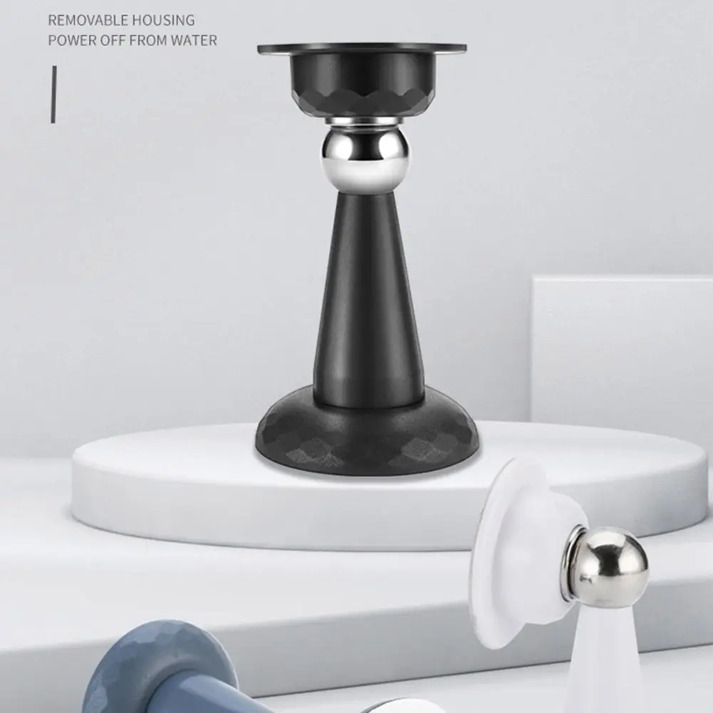 Stainless Steel Door Stopper Bathroom Magnetic Door Stop Heavy Duty Floor Wall Mount Wind-Proof Door Holder Hardware