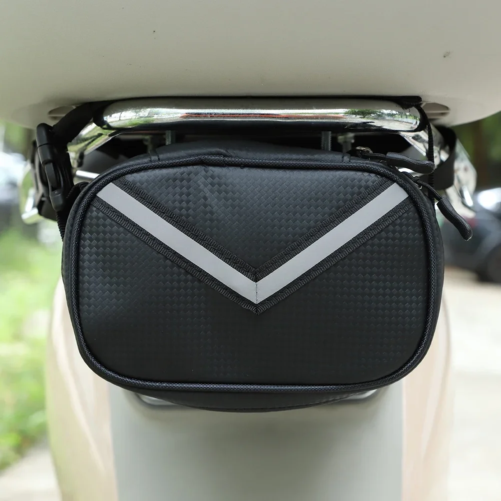 Motorcycle Tail Rack Bag Large Capacity Bike Rear Seat Saddle Pouch Motorcycle Pannier Trunk Bag for Motorcycle Electric Bicycle