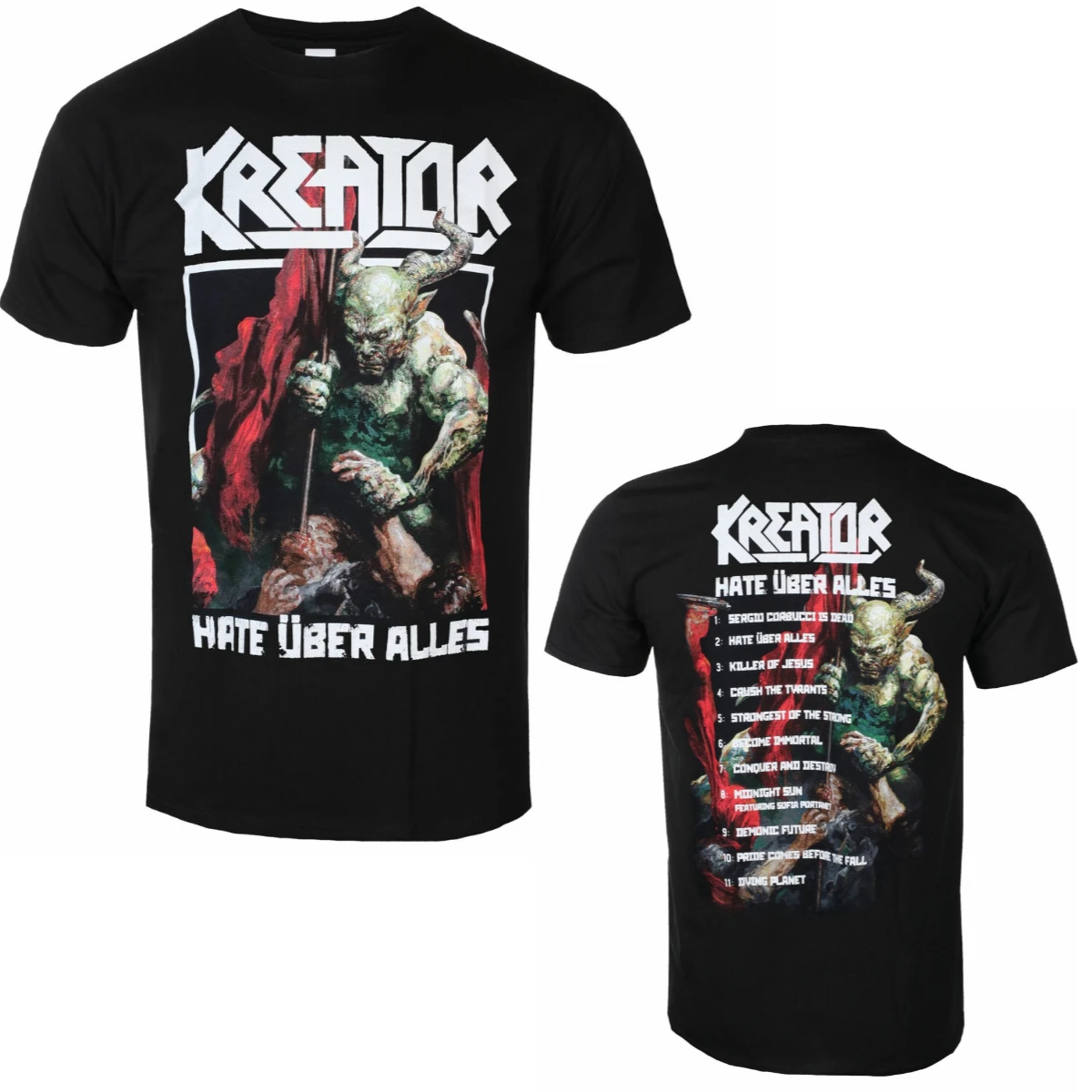

Kreator Graphic Cotton T-shirt Unisex Men Women Summer Short Sleeve Fashion Brand Tee Luxury Casual Vintage Retro Tops
