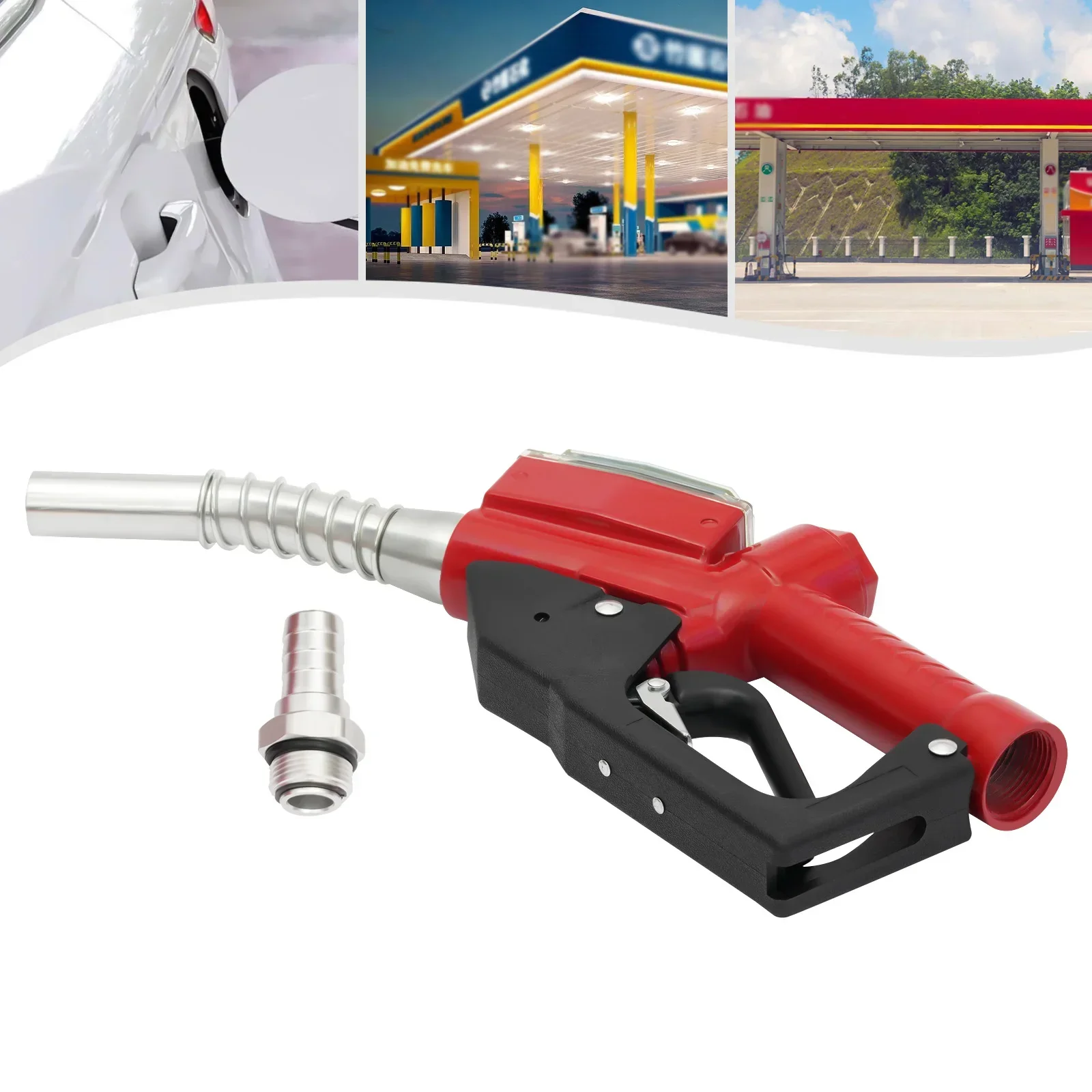 

Self-priming Diesel Pump, Fuel Gun, Car Fuel Gun w/ Electronic Display, Automatic Heating Oil Pump for Diesel and Petrol