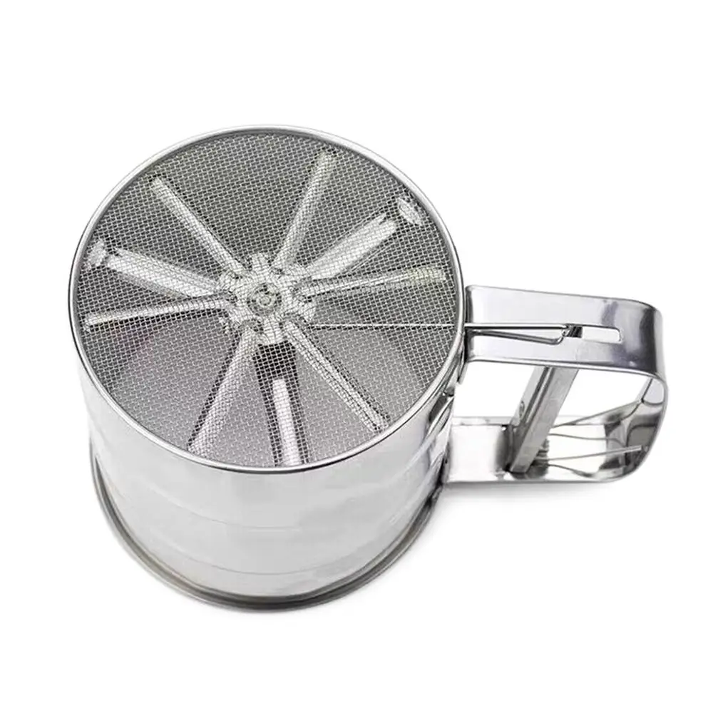 Kitchen Gadget Stainless Steel For Cake Coffee Sugar Mesh Sieve Powder Sieve Baking Sieve Strainer Mesh Flour Sieve Cup