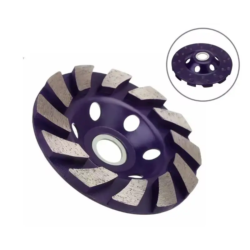 1 pçs 4 "100mm diamante rebolo disco tigela forma copo de moagem pedra concreto granito cerâmica disco corte peça ferramentas elétricas