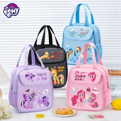 My Little Pony Twilight Sparkle Applejack Creative Cartoon Print Large Capacity Waterproof Portable Student Lunch Insulated Bag