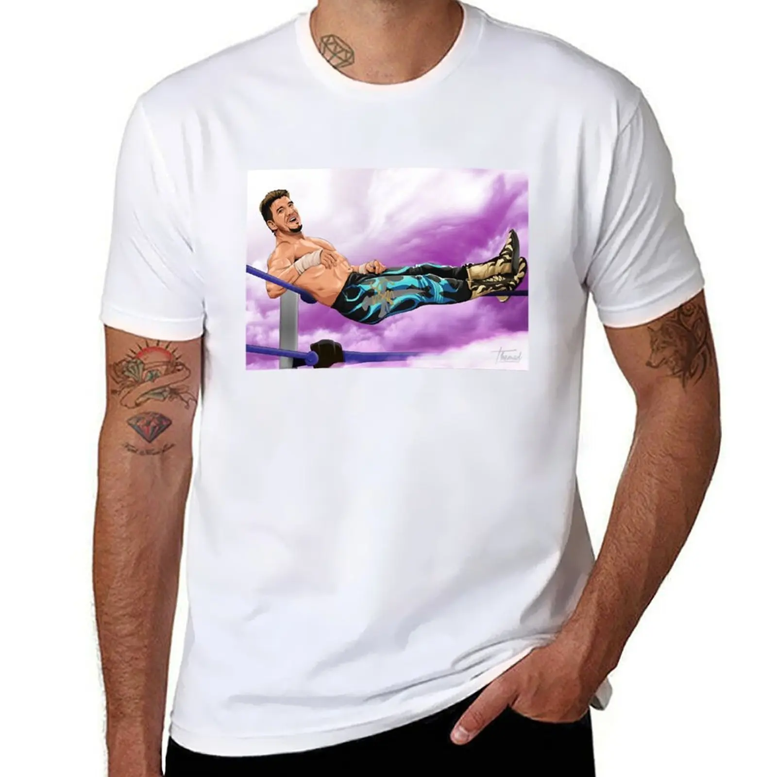 

EDDIE LA RAZA GUERRERO TRIBUTE T-Shirt t shirts for man cotton soft funny t shirts dark humor T-Shirt