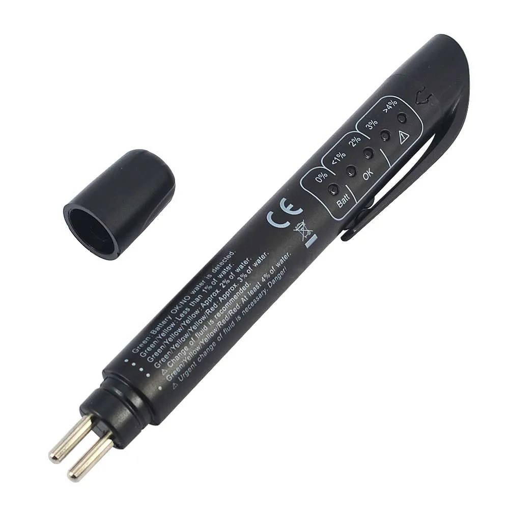 

Indicator Oil Water Detection Brake Fluid Oil Brake Fluid Tester Oil Quality Check Pen Car Diagnostic Tool Brake Liquid Tester