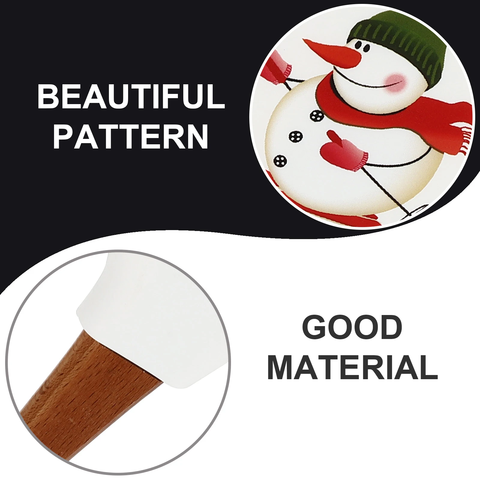 

Christmas Cake Scraper Cream Spatula Kitchen Baking Supply Silicone Butter Scraper For Home Bakery Use Pastry Tool Jam