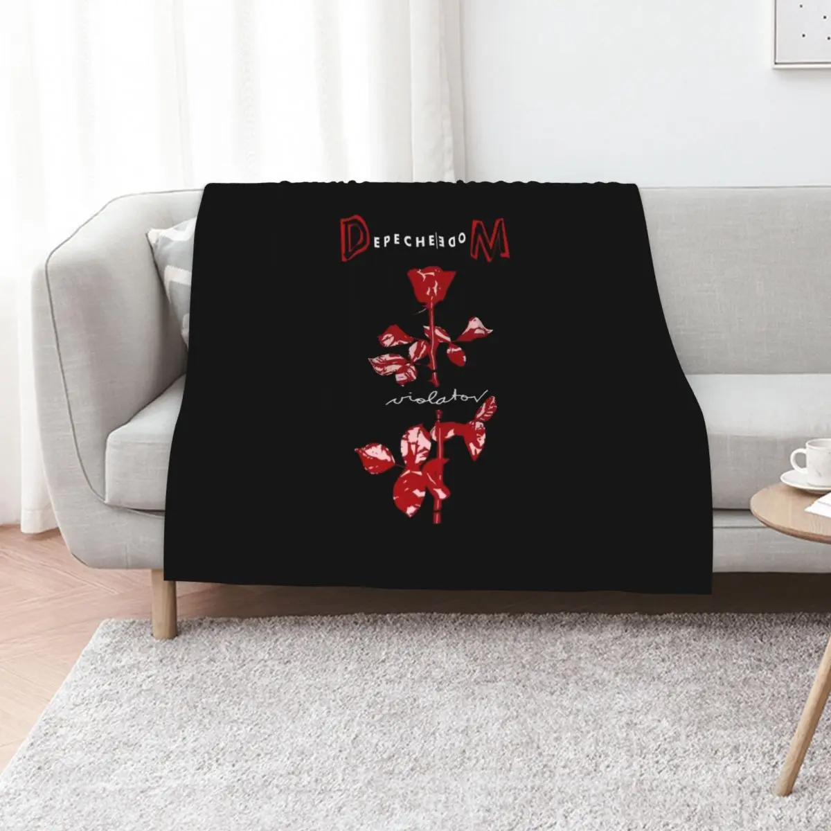 Violator....**Depeche-mode**Depeche-mode**Depeche-mode**Depeche-mode**Depeche-mode** Manta decorativa cómoda y de color duradero