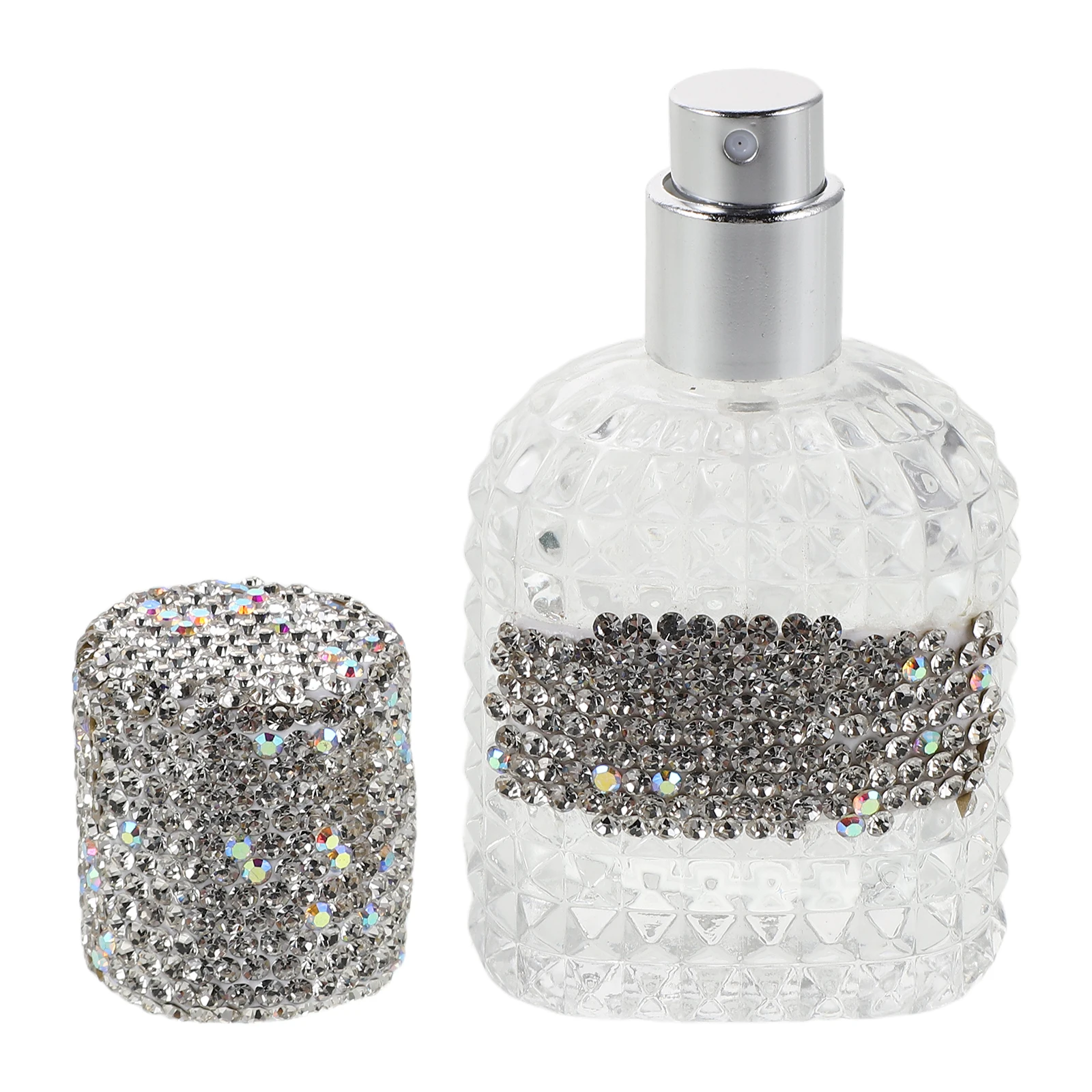 

Diamond- Bottle Spray Bottles Crystal Glass Atomizer Aromatherapy Rhinestones