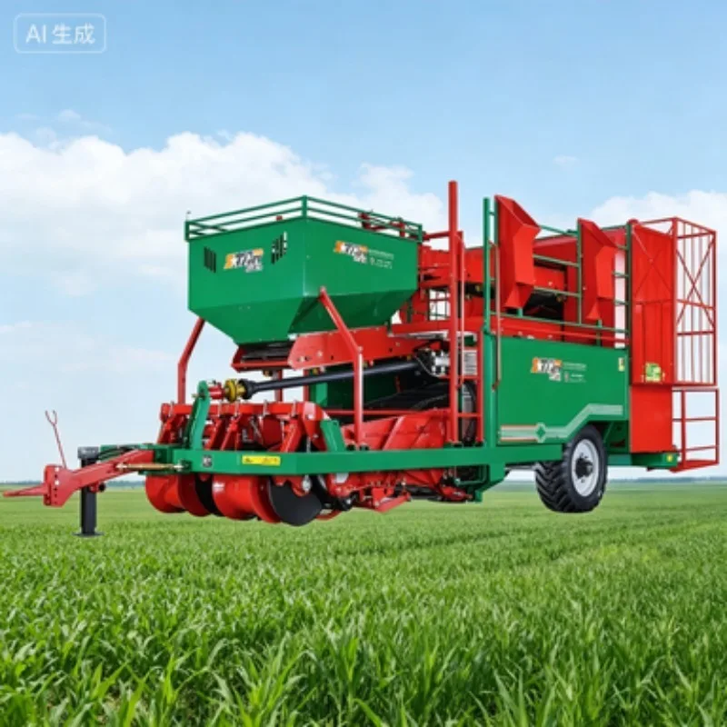 Fully Motor-Driven Baling Coating Machine for Corn & Wheat Straw | High-Density Green Storage for Forage Feed Fermentation