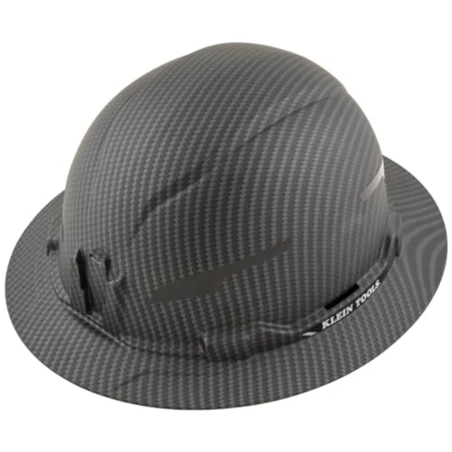 

Non-Vented Full Brim Premium KARBN Pattern Class E Tested up to 20kV Padded Sweat-Wicking Sweatband Top Pad