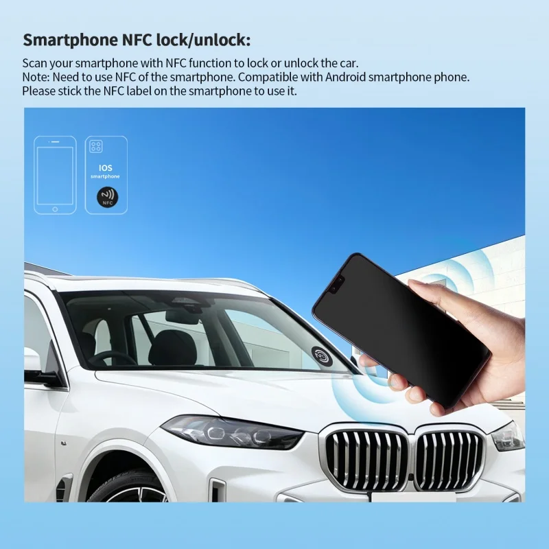 EASYGUARD Smartphone APP control CANBUS PKE Passive keyless Entry Remote Starter fit for newer BMW