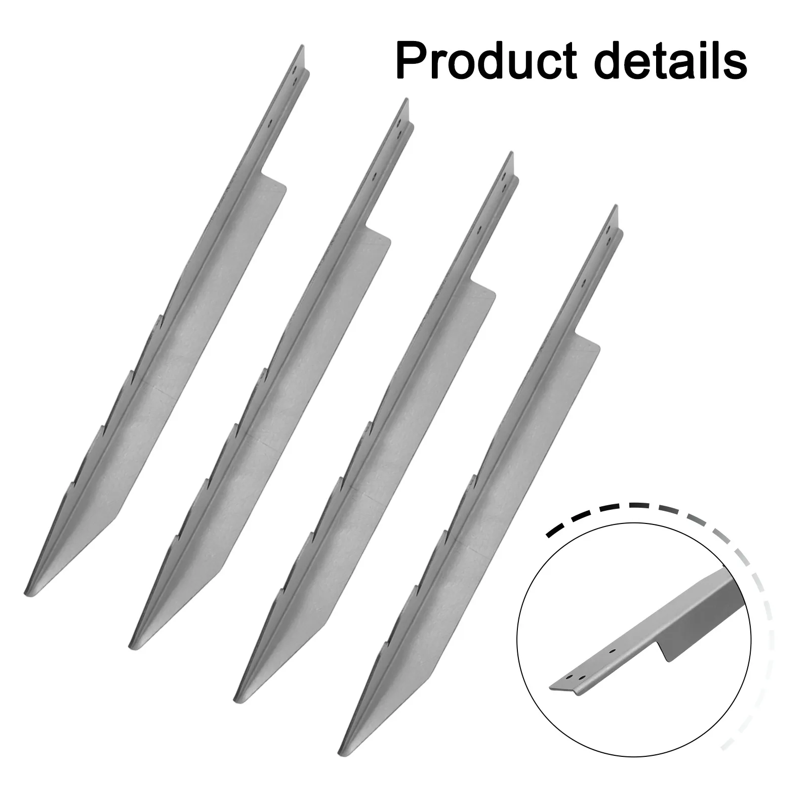 Backyard Setup 400 X 42 X 42 Mm Ground Anchors Backyard Play Swing Fixings Rust-Resistant Anchors Stable Connection