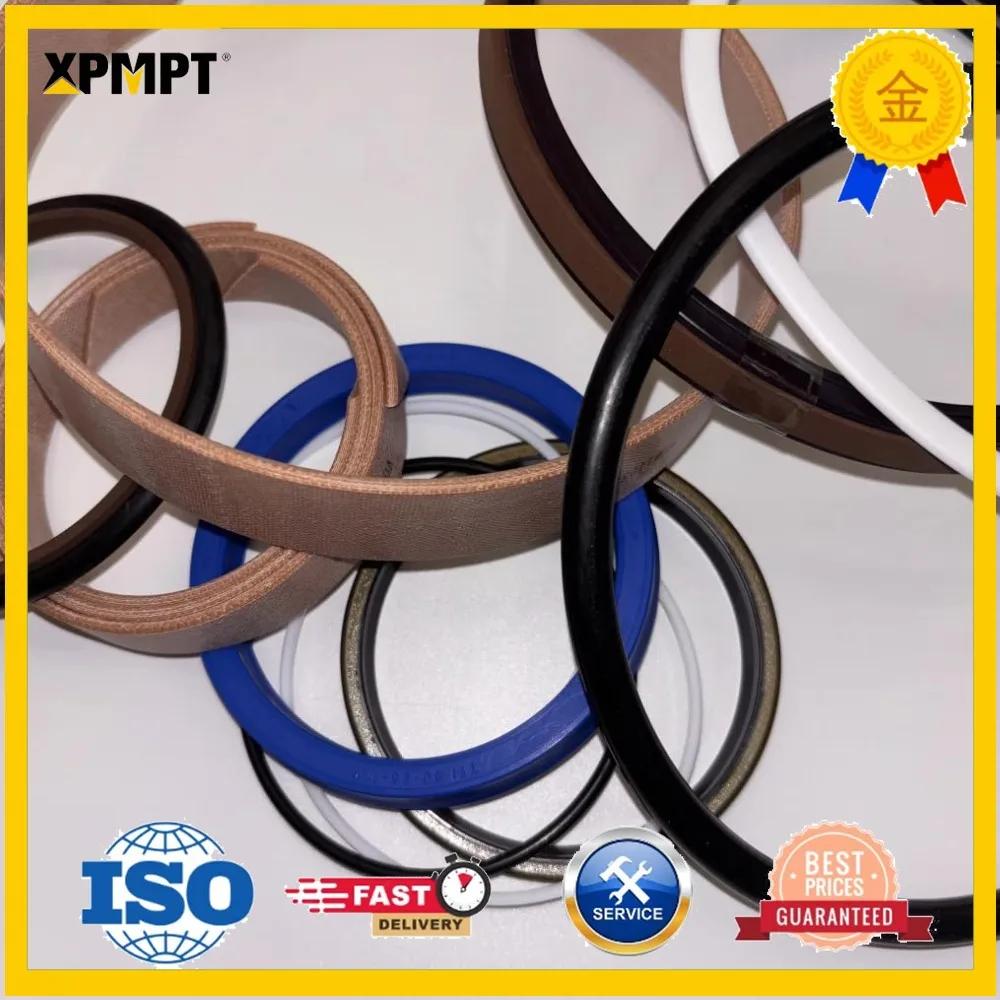 Hydraulic Lift Cylinder Seal Kit - Compatible with Volvo L120C - VOE11088637 - Heavy Duty Set
