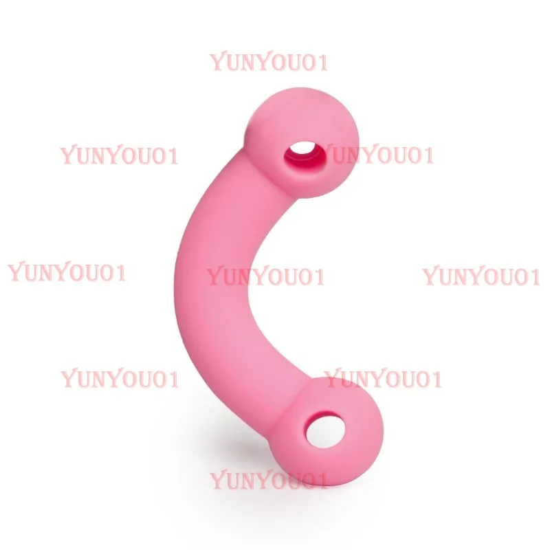High-end Safety Food Grade Soft Silicone Mouth Bite Flail Genuine Leather Cowhide Gag Ball