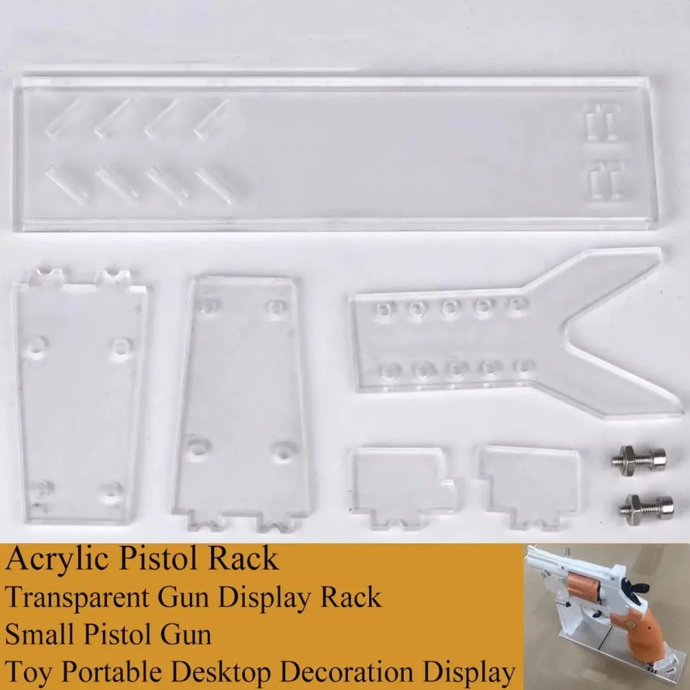 

1 шт. акриловая подставка для пистолета, прозрачная подставка для демонстрации оружия, держатель для пистолета, регулируемая по высоте подставка для пистолета (5 уровней регулировки), опора для пистолета