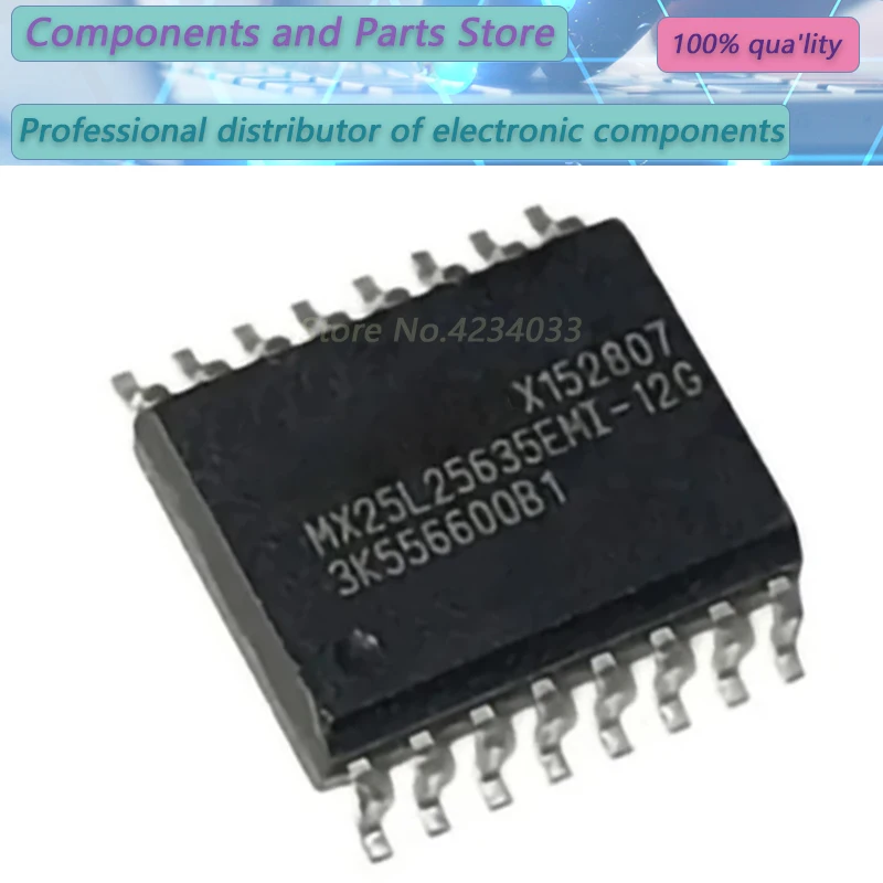 10PCS  MX25L25635EMI-12G  MX25L25635EMI-1  MX25L25635EM  SOP16  NEW100%  MX25L2  635EMI-12G