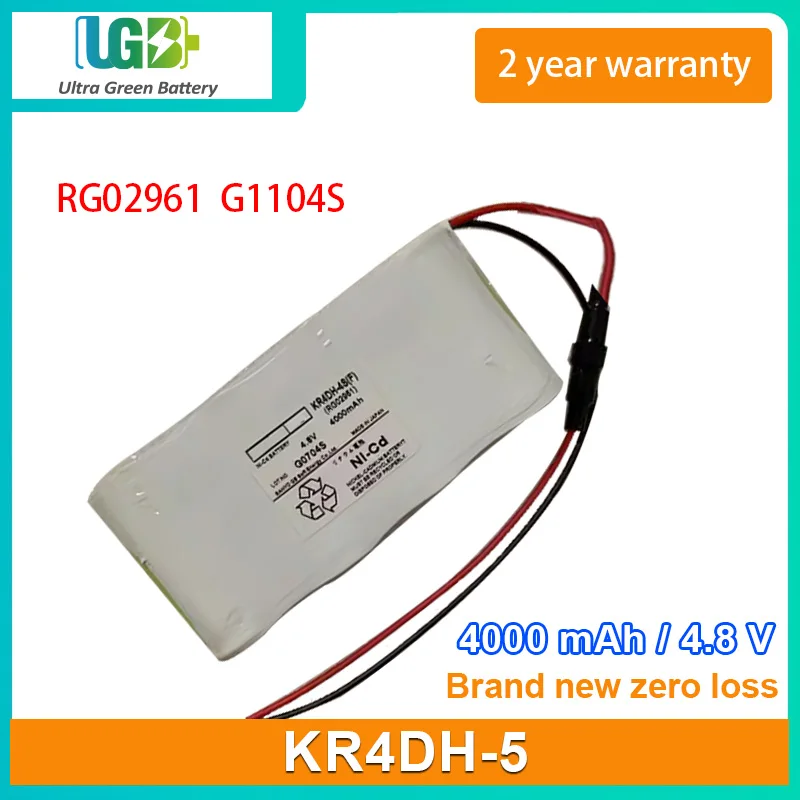 UGB New Battery For SANYO KR4DH-4S RG02961 G1104S Battery 4.8V 4000mAh