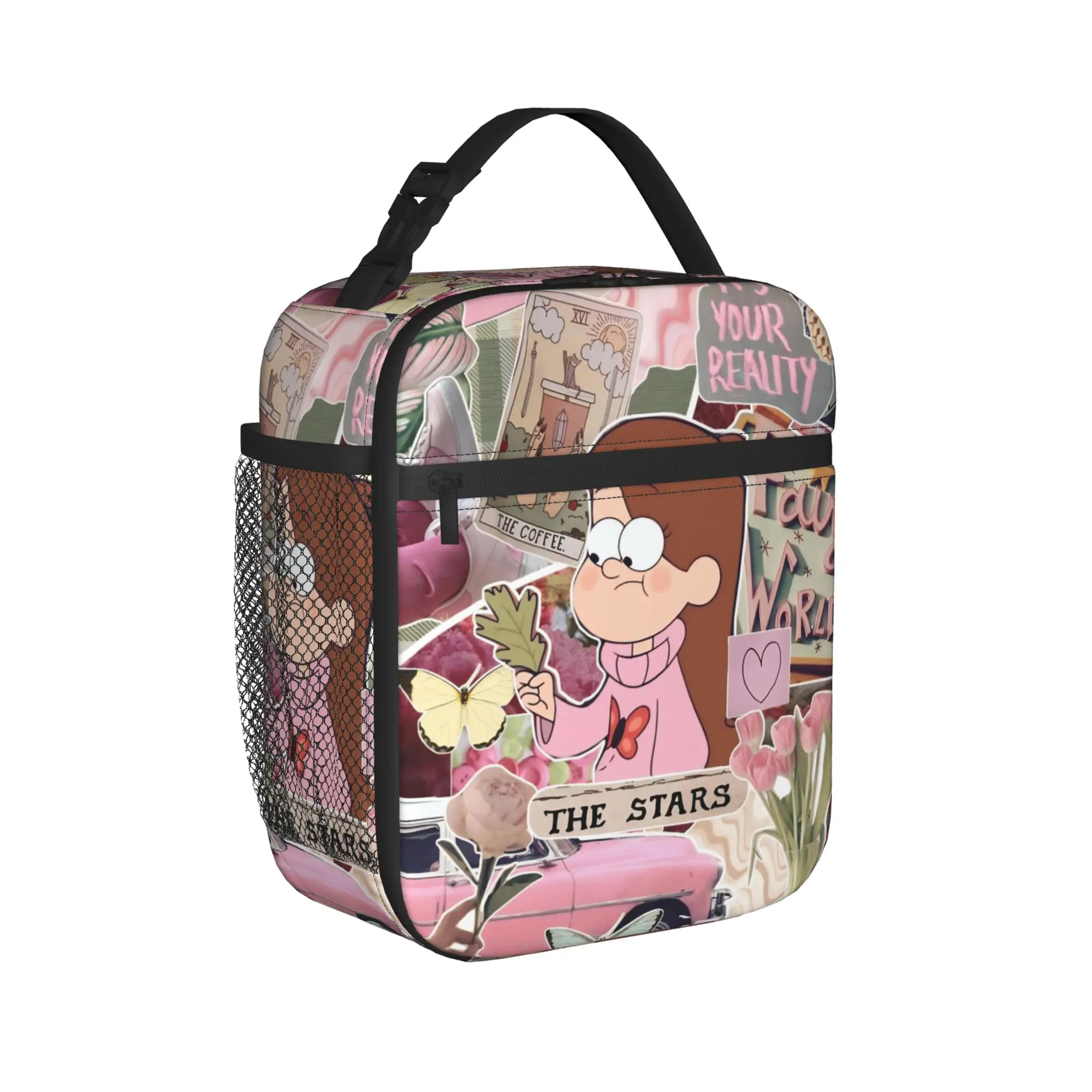 G-Gravity Falls Accessories Insulated Lunch Bag For Outdoor  Storage Food Boxes Portable Cooler Thermal Lunch Boxes