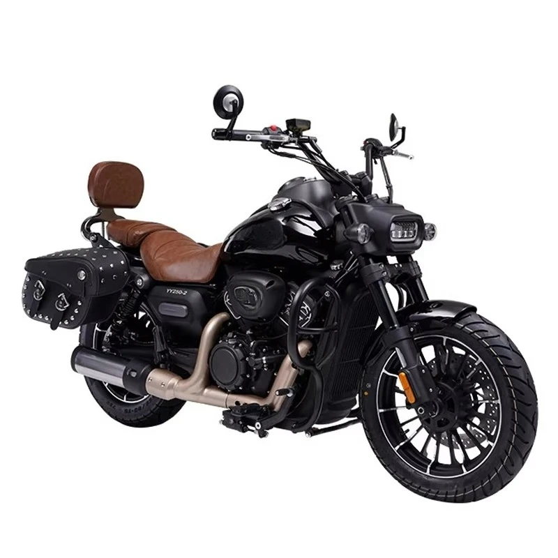 250 cc, 140 km/h, klassisches Vintage-Cruiser-Motorrad für Erwachsene