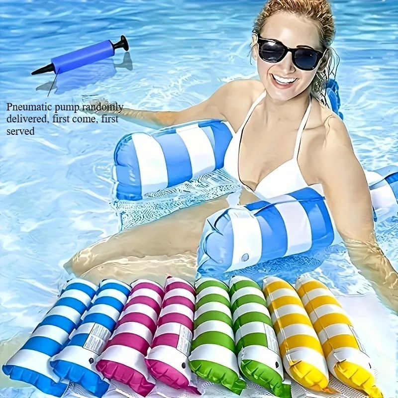 

Надувной ПВХ-матрас-плот для взрослых, многофункциональный шезлонг для бассейна, пляжа, озера, портативный надувной матрас для путешествий