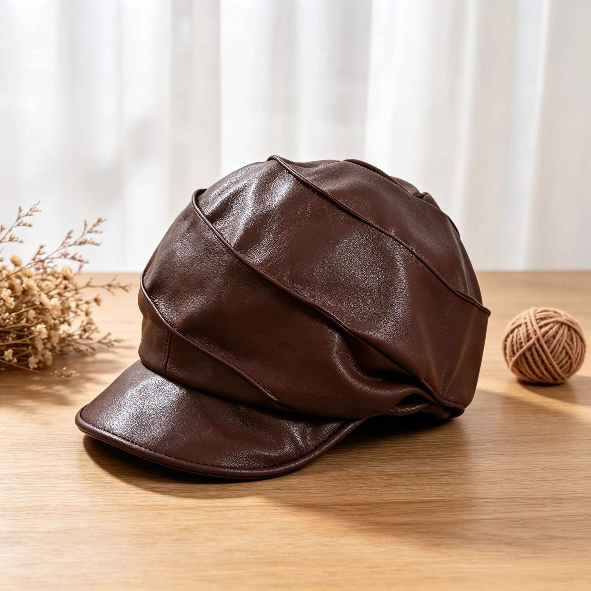 2026 Women Japanese‑Style Retro Newsboy Cap, Large Head Size Face‑flattering Beret Hat for Autumn Winter Commute