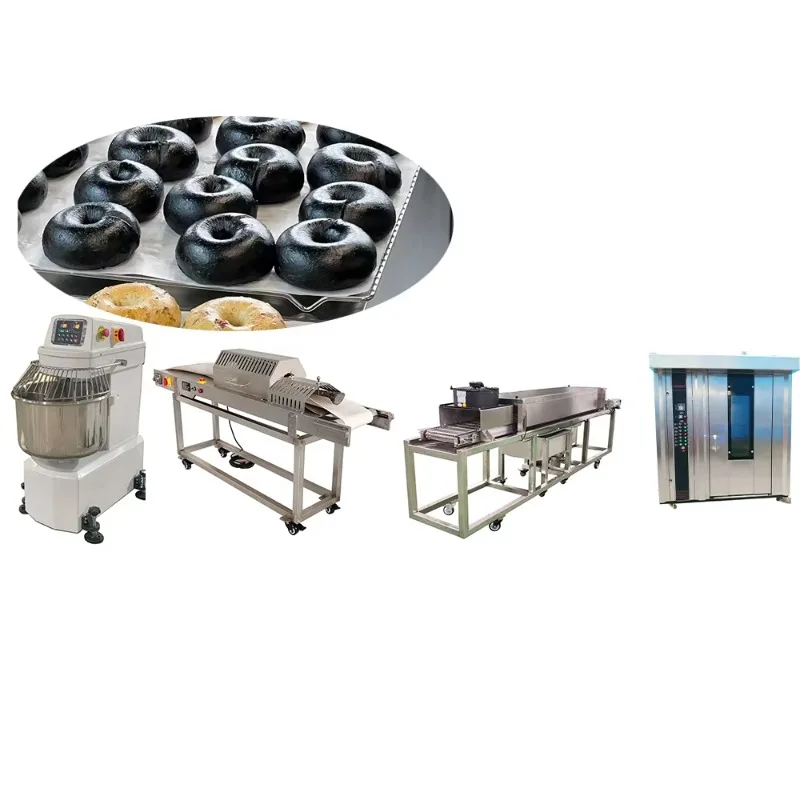 FL Bagel Making Machine Doughnut Forming Machine Upper Bagel Continuous Cutting Automatic Bread Production Line Customized 2026