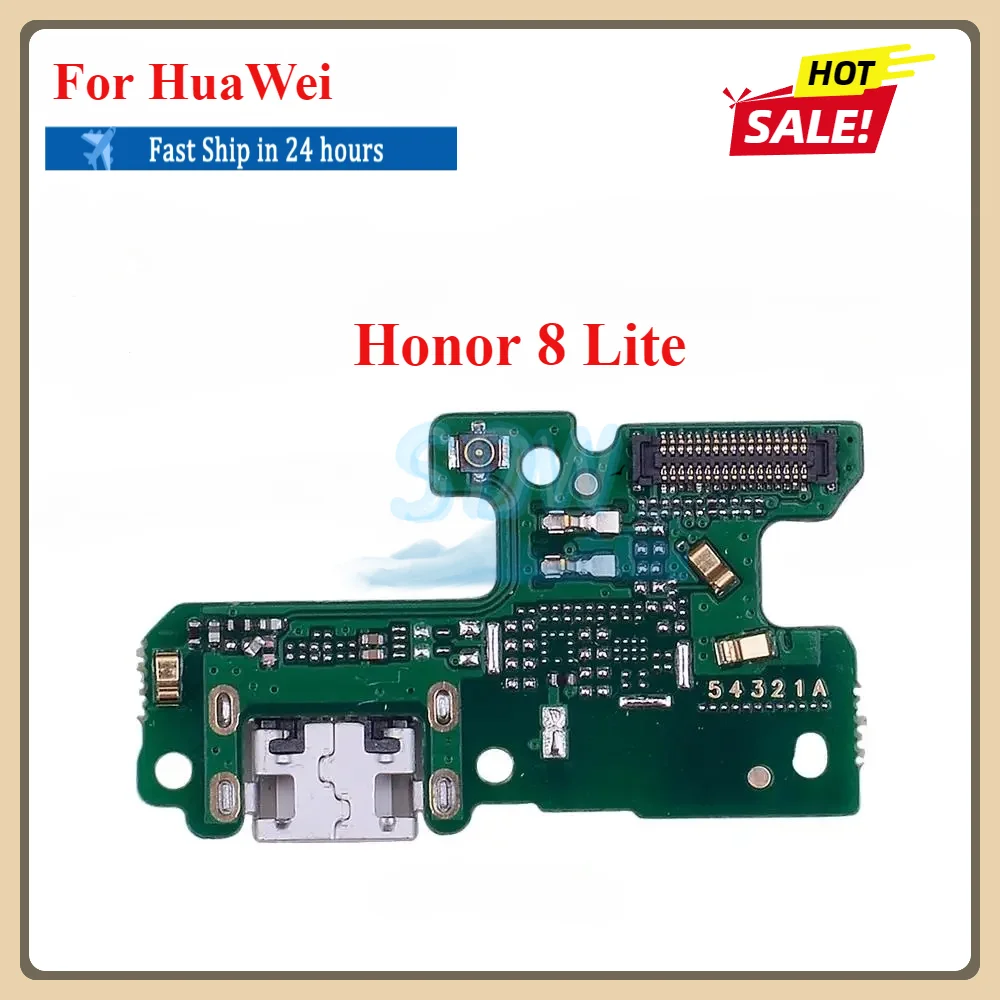 1Pcs New Connector Charger Board USB Charging Port Dock Plug Flex Cable For HuaWei Honor 9/9Lite/Honor8/8C/8X/8Pro/8Lite