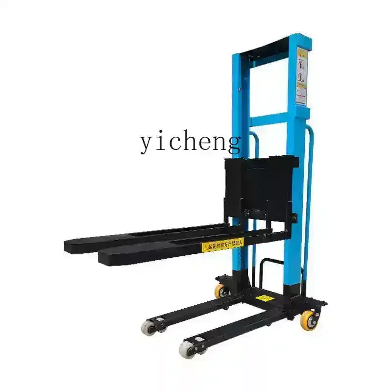 

semi-electric truck-mounted forklift portable truck multi-function hand push automatic truck