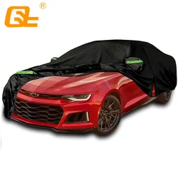 Waterproof Car Cover Fit 2010-2023 Chevrolet Camaro With side door zipper All weather protection For Rain Snowproof UV Windproof