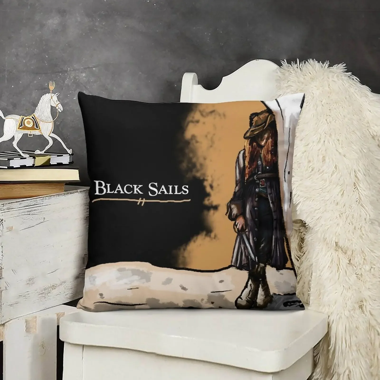 

Anne Bonny - Black Sails Throw Pillow Pillow Cases Decorative Luxury Cushion Cover pillow pillowcase