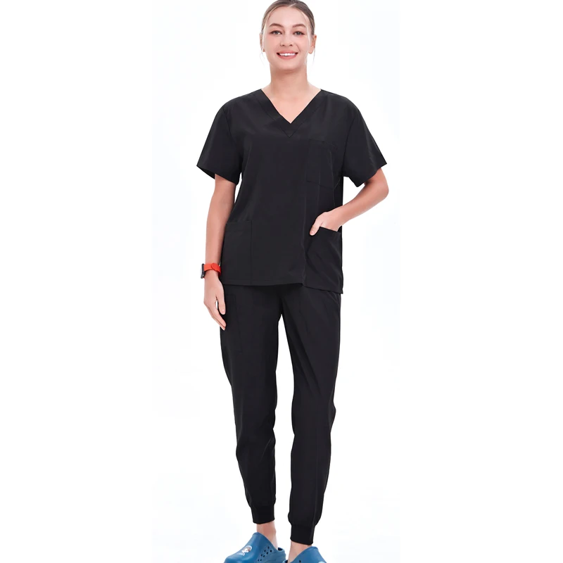 Uniforme médical gommage hôpital travail gommages ensemble en gros soins infirmiers gommage uniformes femmes soins de santé pharmacie clinique vêtements de travail