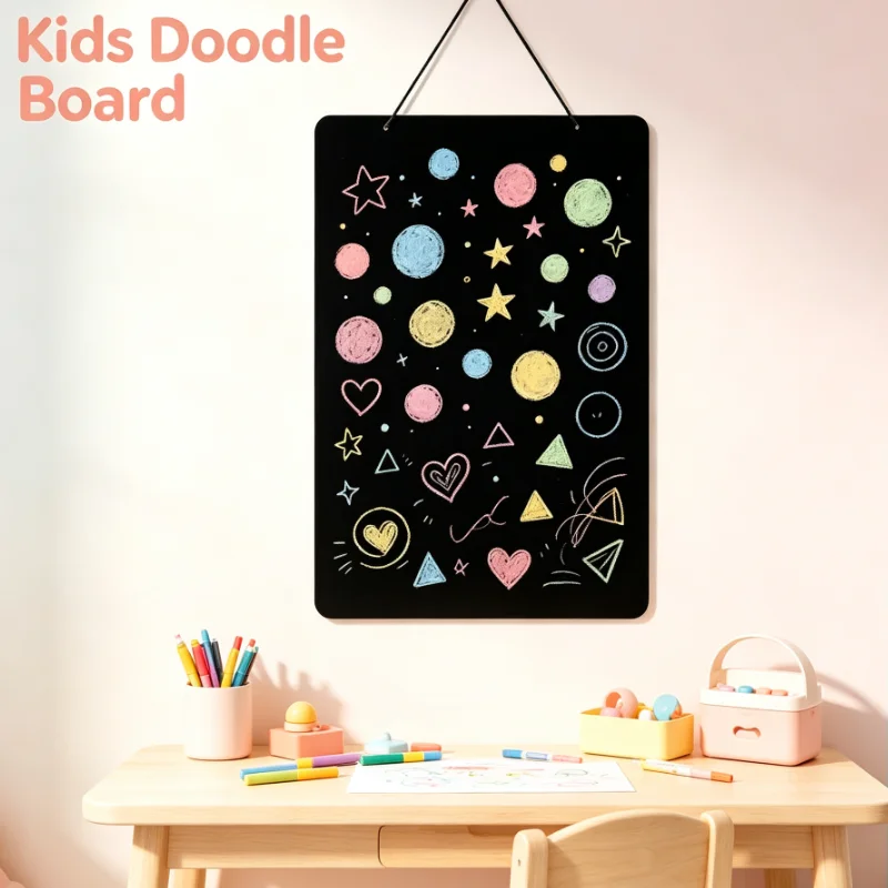 Hanging Blackboard Message Board Wall Decor For Cafe Creative Display Art Decoration Memo Note Sign