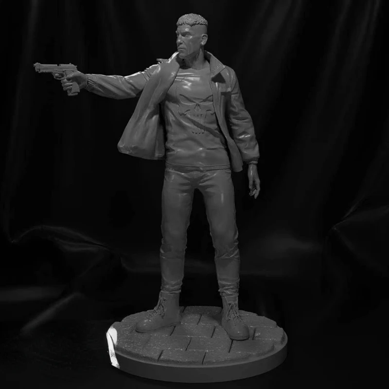 Figura de resina de personaje Ruthless, Kit de modelo completo de 75mm a escala 1/24, miniaturas GK sin montar y sin pintar, juguetes Diorama