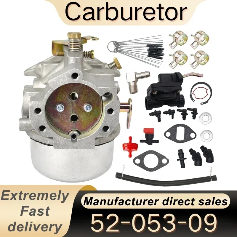 

52-053-09 52-053-18 52-053-28 Carburetor Fit for Kohler Magnum KT17 KT18 KT19 M18 M20 MV18 MV20 Carb Kit With Fuel Pump