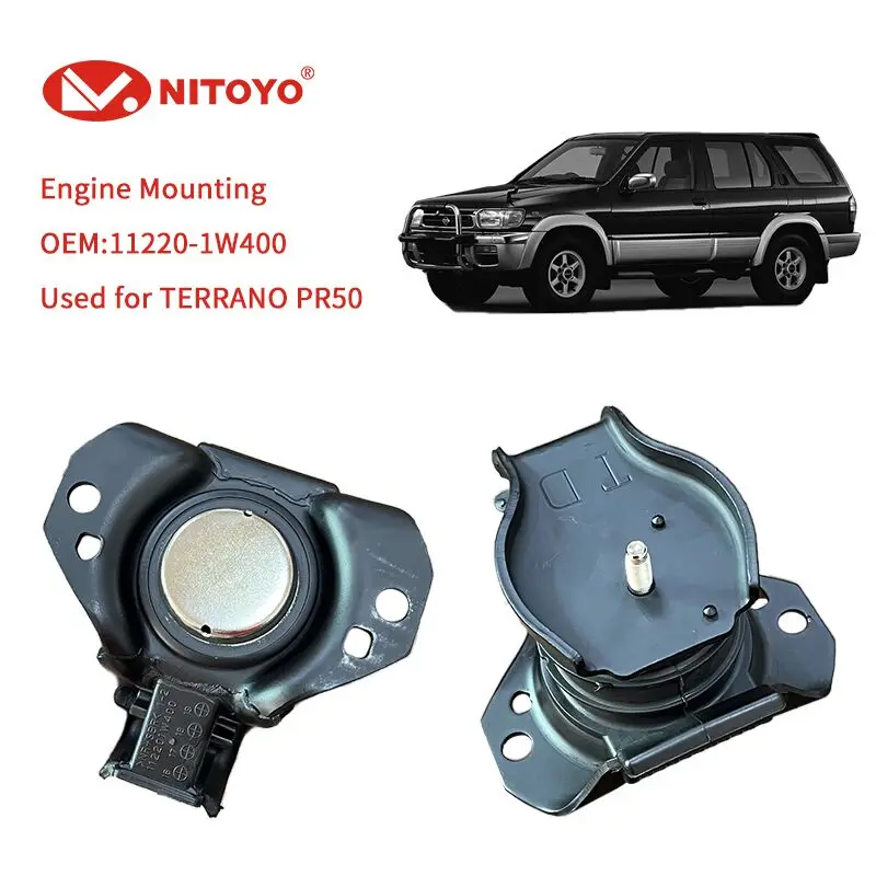 NITOYO Engine Mount 11220-1W400 112200W800 Insulator Used for TERRANO PR50 RR50 Terrano Regulus JRR50