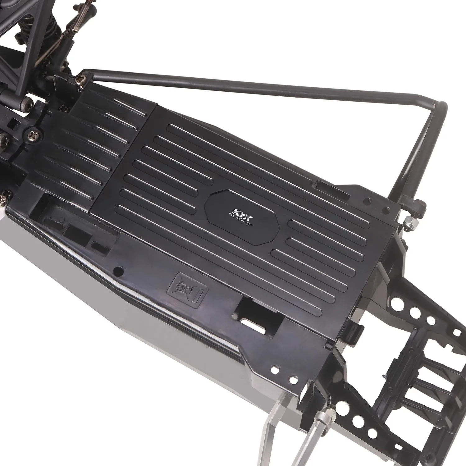 KYX modelo de coche Tiangong Electric Yue 1/10 Hornet EVO 58742 marco de aleación de aluminio CNC placa inferior