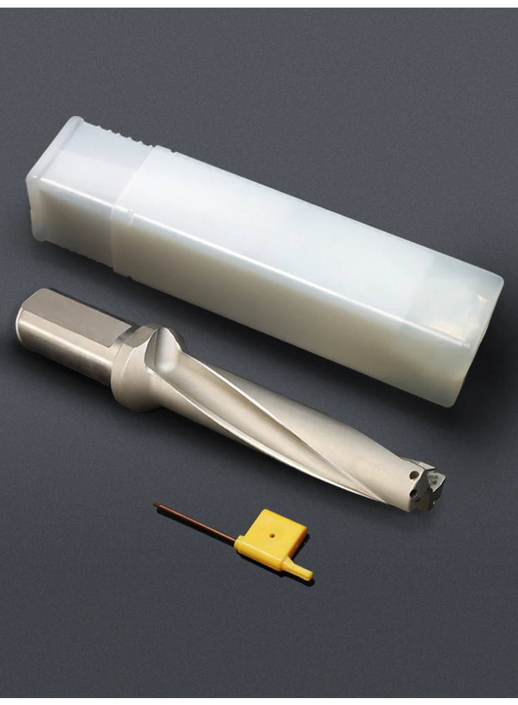 U-Bohrer SP Indexierbarer Bohrmeißel SPMG 12,5-47mm 2D 3D 4D Innenkühlung Bohrwerkzeug für CNC-Drehmaschine Stahl – Detail 12