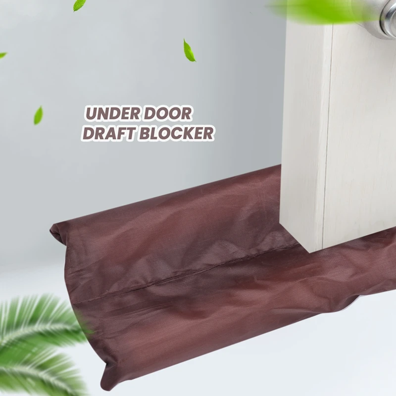 Twin Door Draft Stopper Guard, Energy Saving Protector, Doorstop, Home Decor