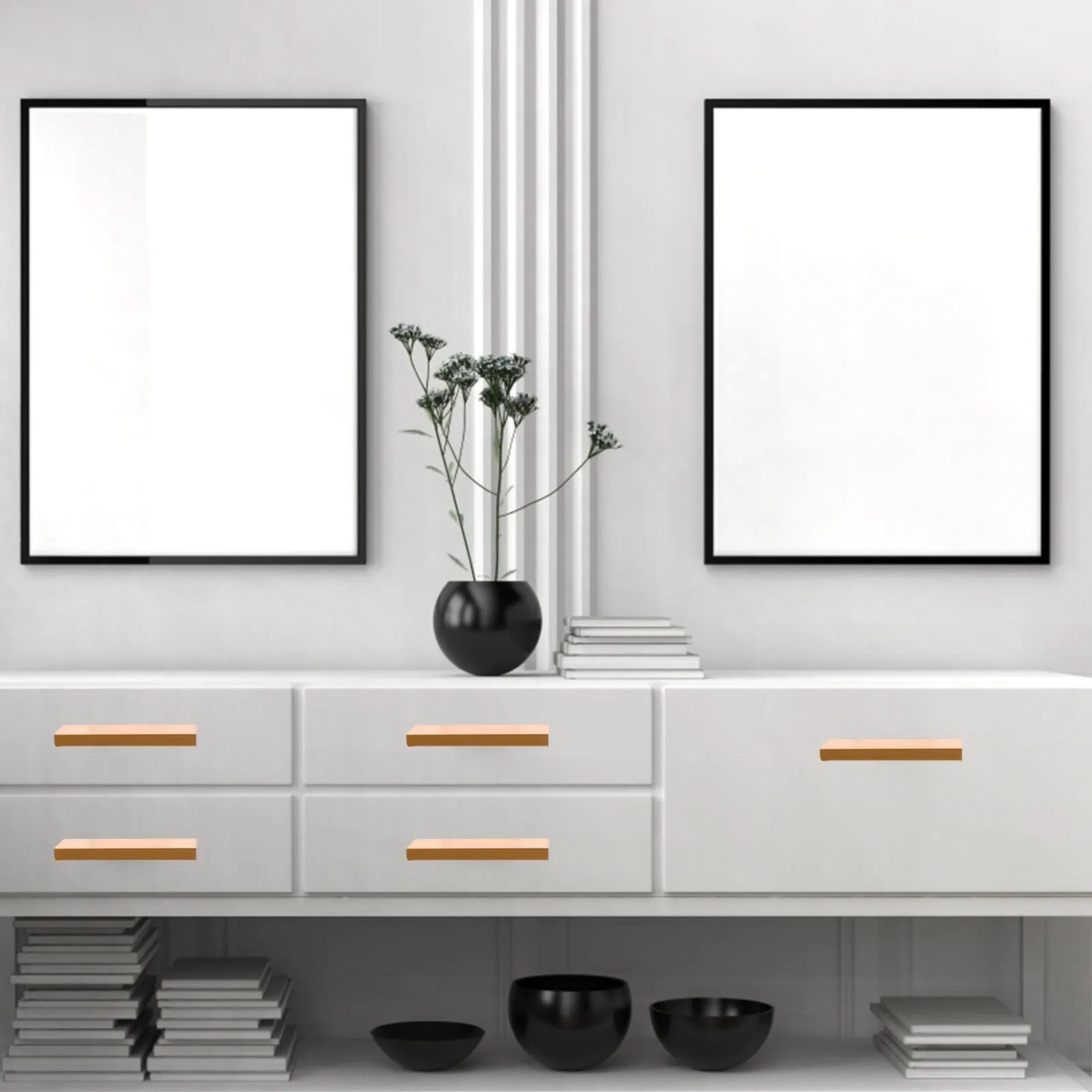 

Invisible Cabinet Handle Right Angle Edge Aluminum Alloy Pull Handle for Drawer Wardrobe Corrosion Resistant Modern Furniture