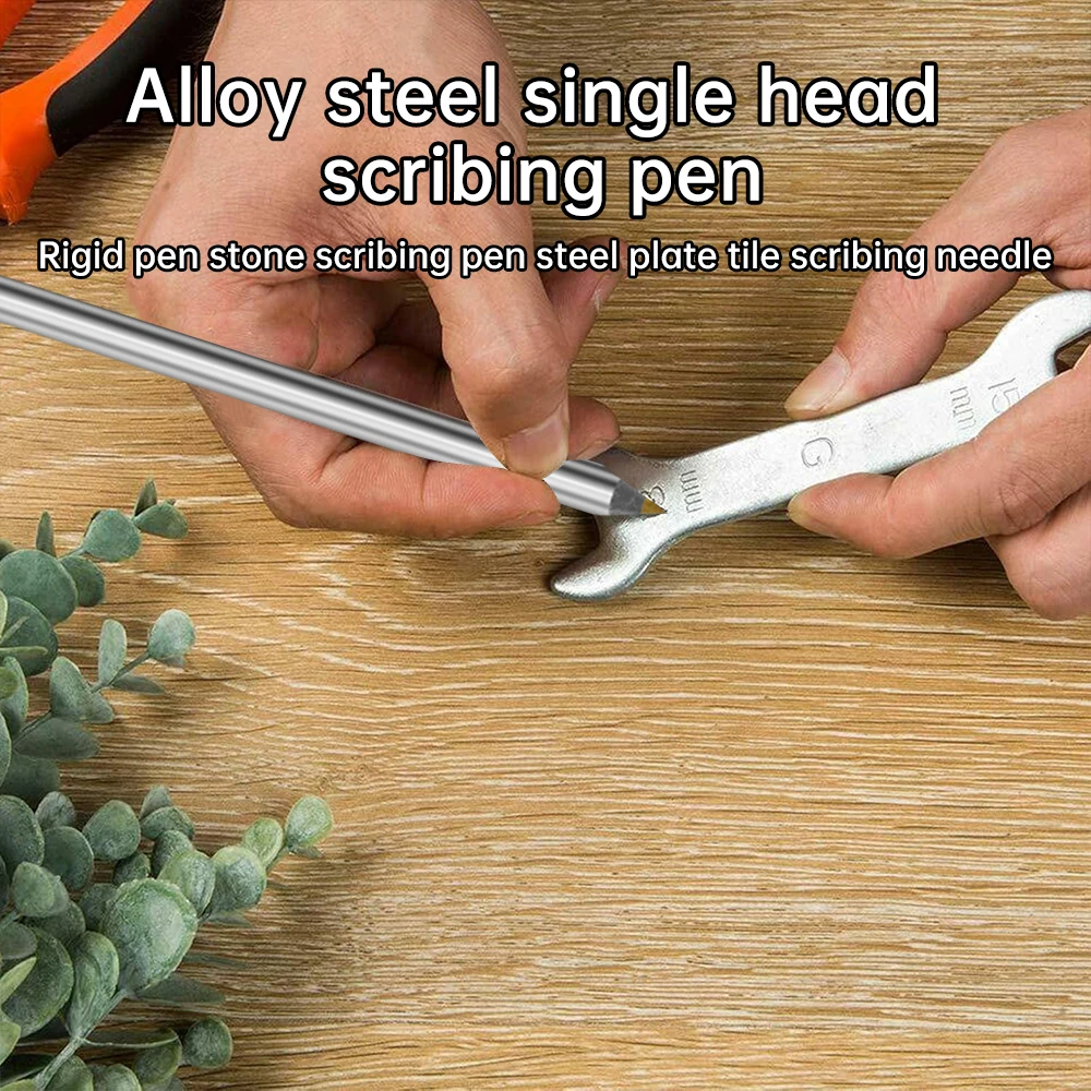 10pcs Hardware Marking Tools Alloy Steel Marking Pen Diamond Stone Marking Pen Steel Plate Ceramic Tile Woodworking Marking Pen