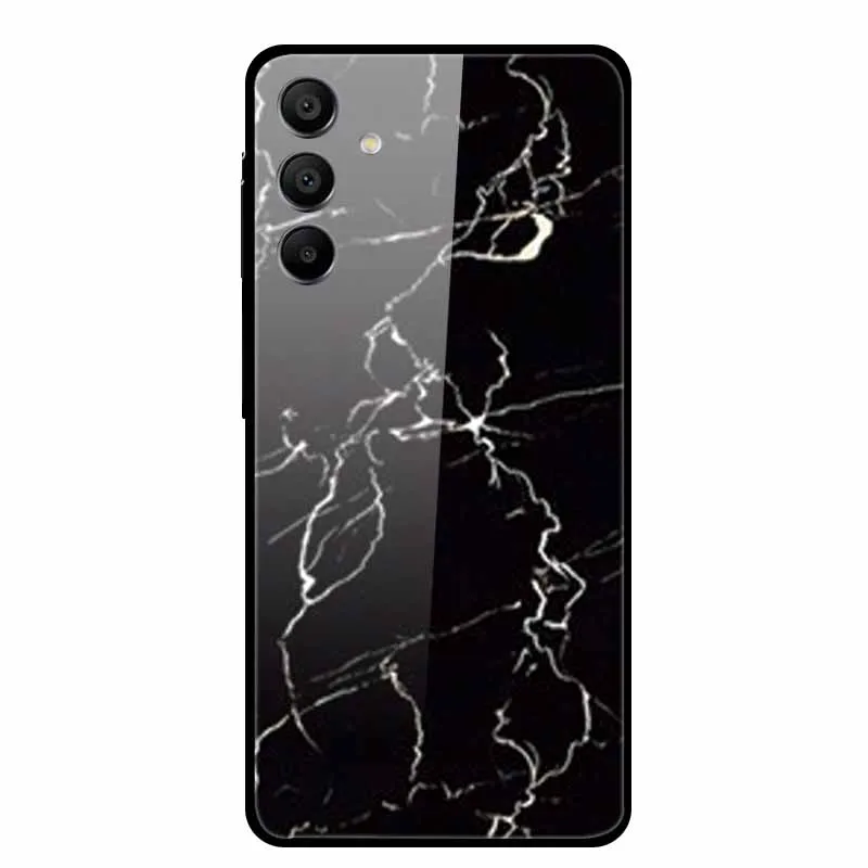 Luxury Case For Samsung A15 4G 5G Tempered Glass Cover For Samsung Galaxy A25 A55 5G Phone Cases Fashion Wolf Protective fundas
