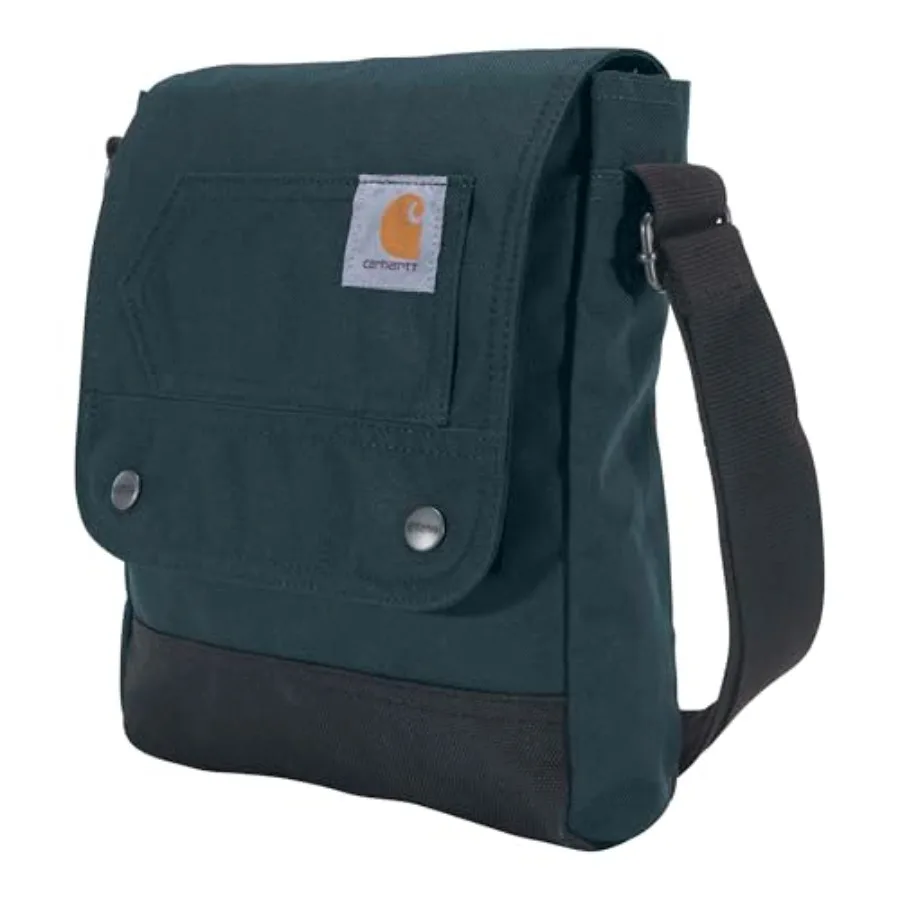 

Сумка-кроссбоди Carhartt с застежкой-кнопкой: прочная, регулируемая, с клапаном и застежкой на кнопку