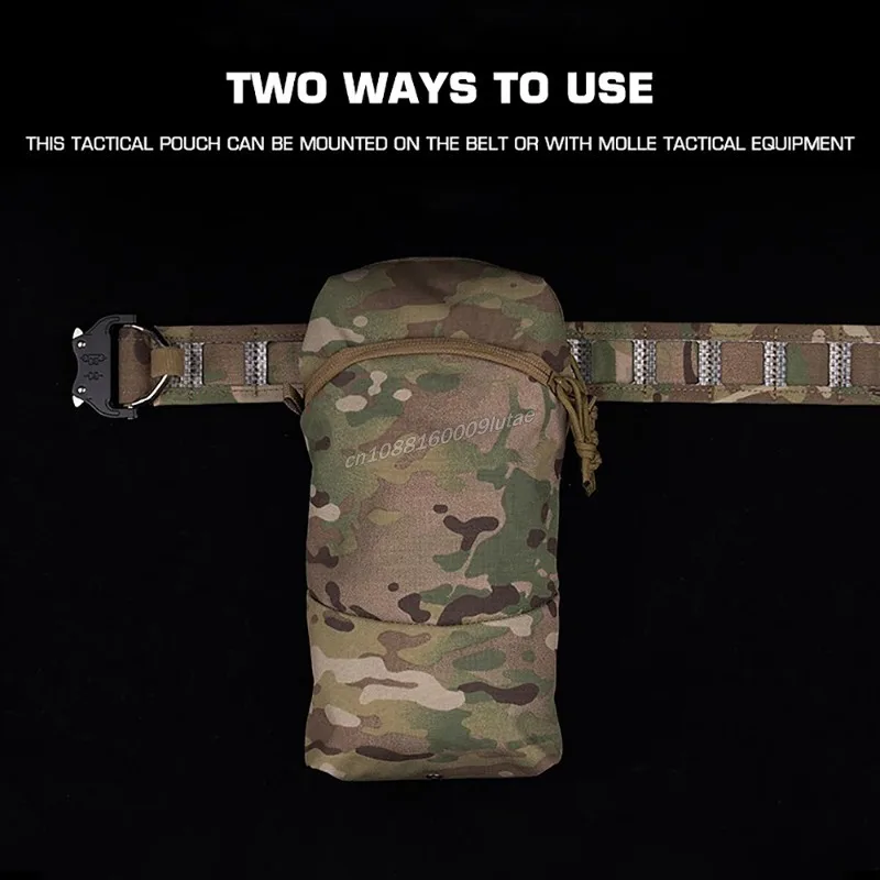 Tactical Hydration Bag Multifunctional Universal Pouch General Purpose Pocket Hunting Plate Carrier MOLLE Equipment Storage Bag