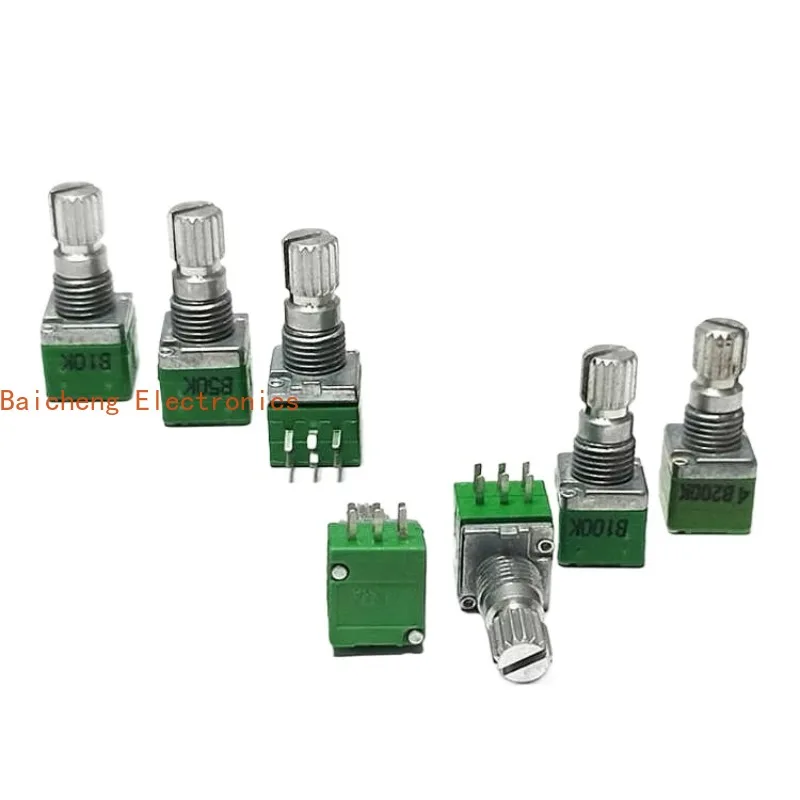 

10PCS RD092F precision potentiometer dual amplifier B10K50K100K200K audio volume 15mm