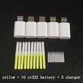 yellow and 5 usb