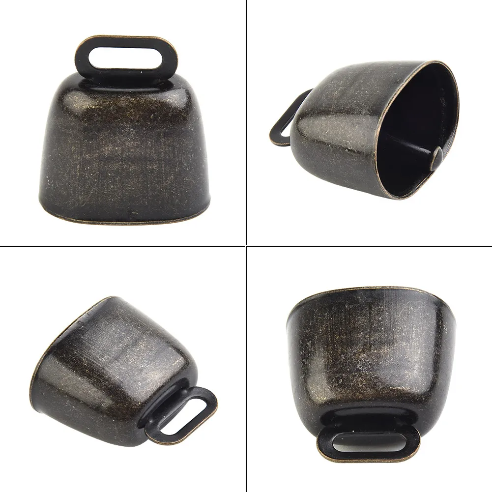 Ringings grazing bells crisp 농장 금속 레트로 룩 방목 말 다리미, 35*34.6*24mm 동물 분실 방지 종